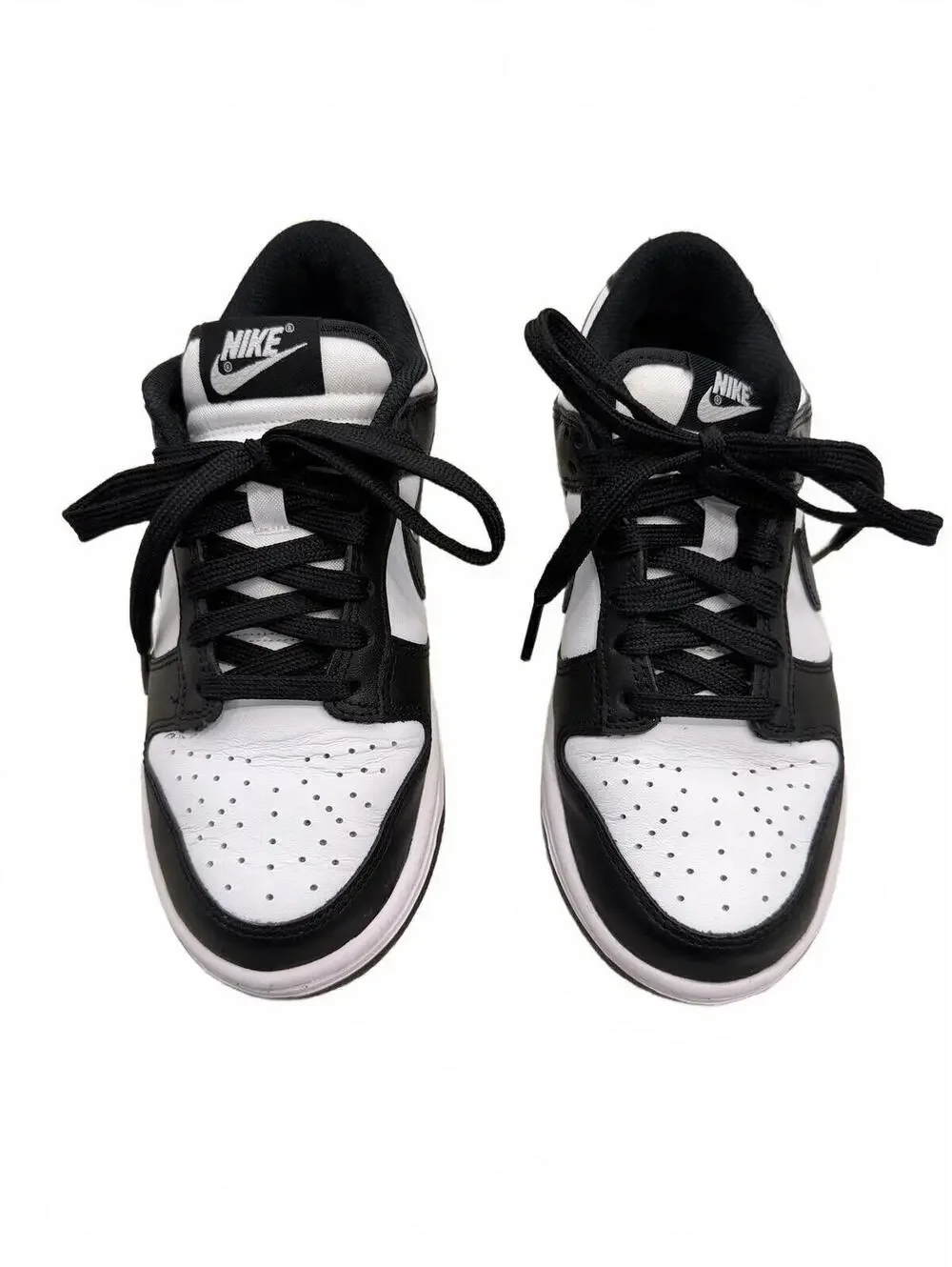 Nike Dunk Low Panda Womens Black White Retro Low Top Sneaker Shoes‎ Size 5